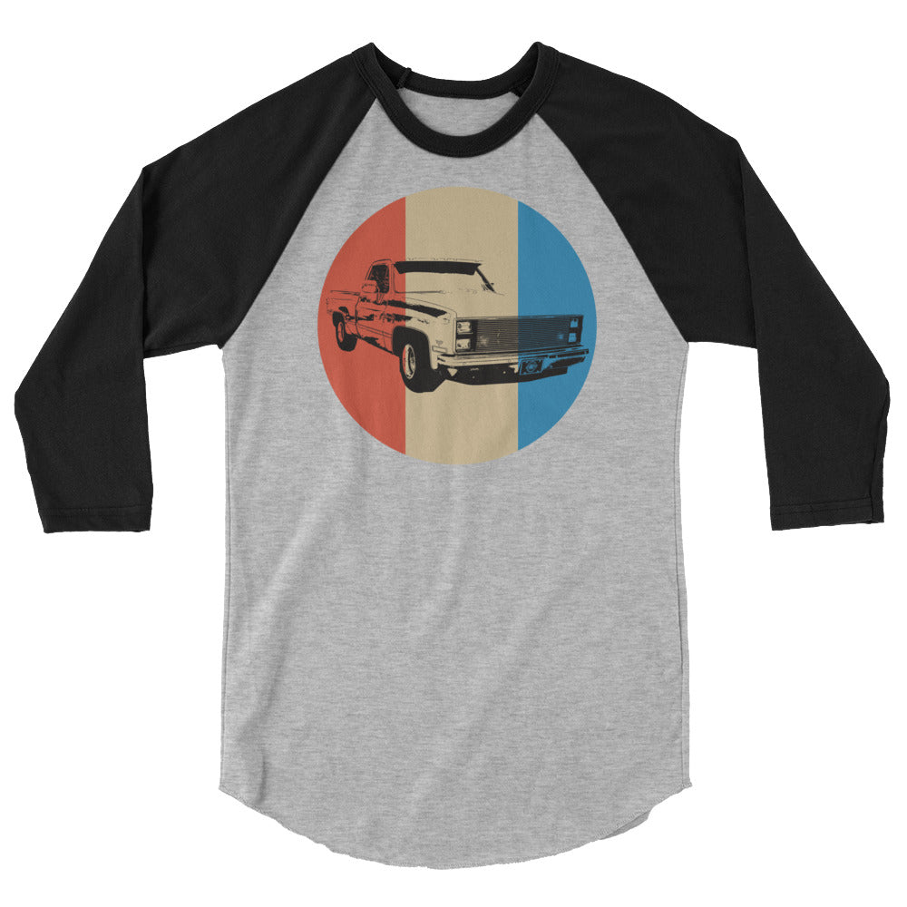 Square Body - 3/4 sleeve raglan shirt