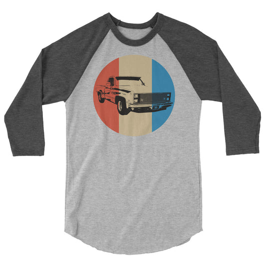 Square Body - 3/4 sleeve raglan shirt